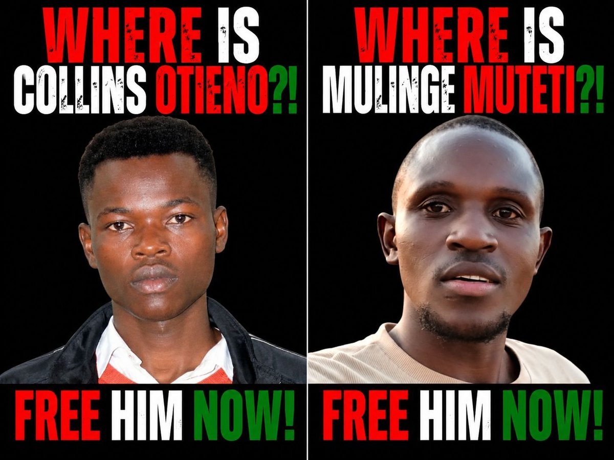 elite_escap's tweet photo. I strongly condemn the reported abduction and mistreatment of Muteti Mulinge. He was found injured and disoriented after being dumped in Lukenya. The circumstances must be fully investigated, and anyone responsible held accountable π°πͺ
#JusticeForMuteti #EndAbductions #GenZNakazi https://t.co/Ka6stl51Ou