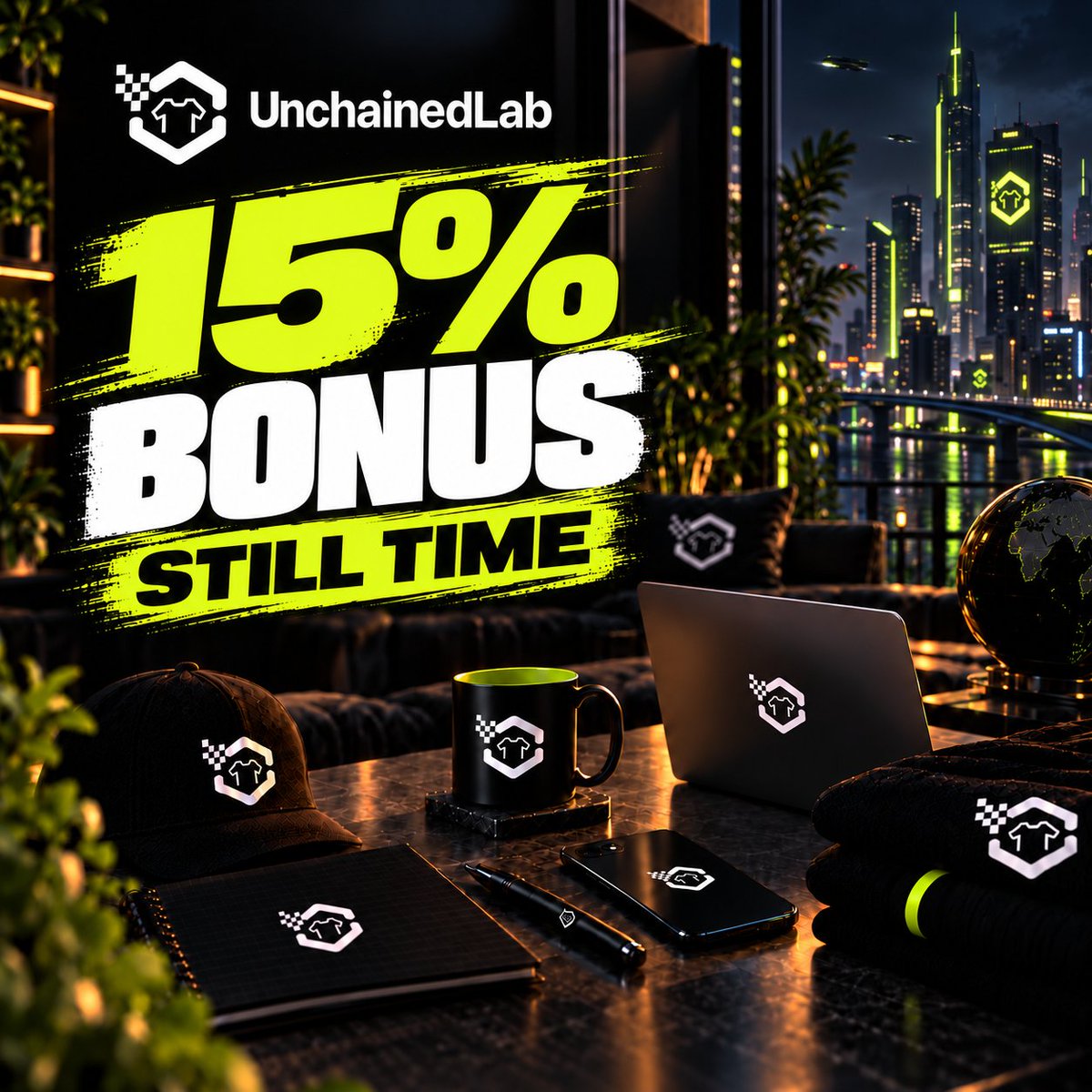 UnchainedLab's tweet photo. ⚠️ +15% BONUS STILL LIVE.
The presale is still open — but this bonus won’t wait for you.

Every hour you wait is a missed opportunity.
Get in now or watch others move first. 🚀

Still time. Not forever.

🌐 https://t.co/D2XrbqEtdZ
CA: 0x5B7E30de82DaCb5D79D9ad789E698a082cBD5152

#UnchainedLab #ULAB #Presale #Crypto #Web3
