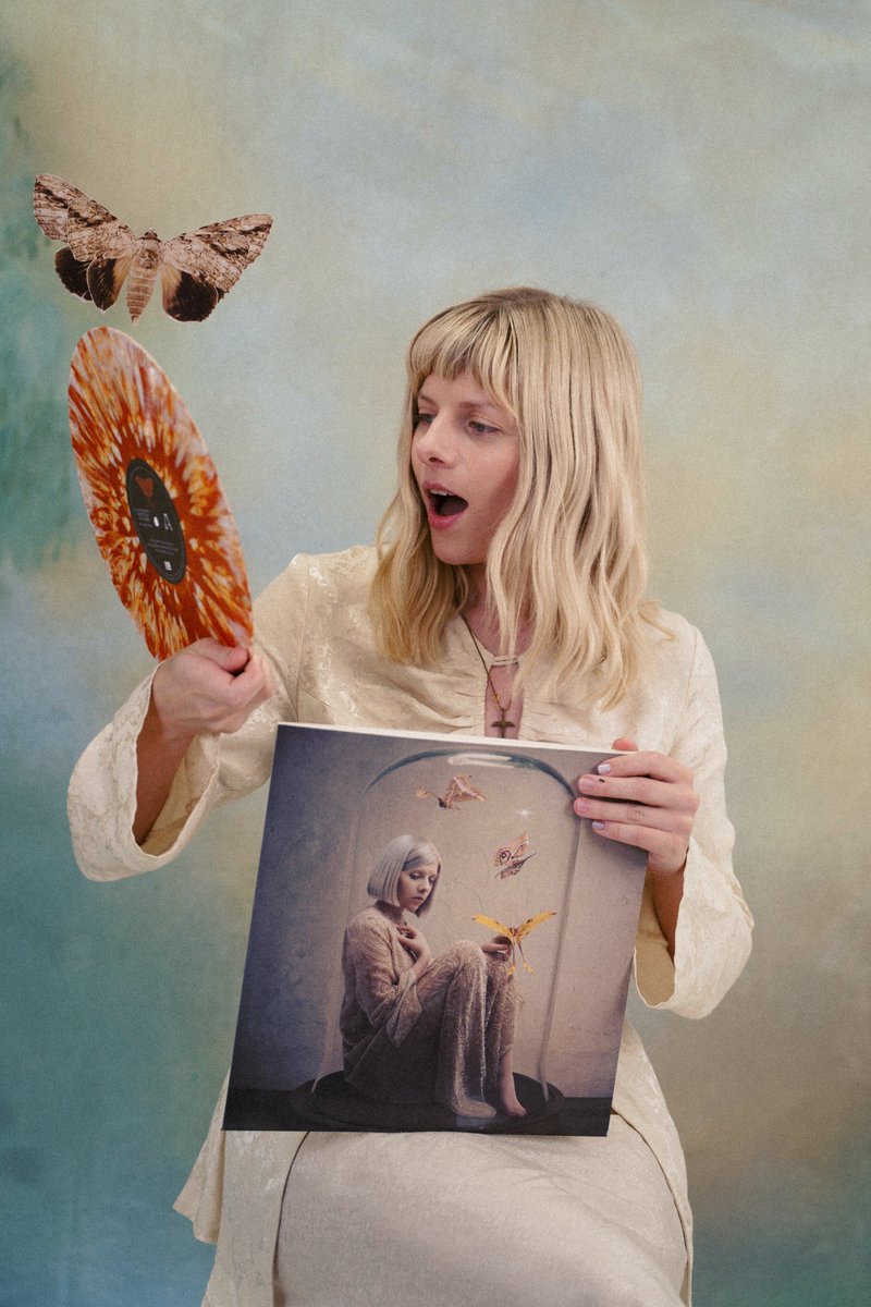 AURORAmusic's tweet photo. My warriors, what a ten years this has been. To have all of you here, still listening and still bringing me so much joy is crazy in the best way. It feels perfect to have these demos find their way into the world now, it makes so much sense for them to breathe in this moment. The Moth Tapes is now yours ✨ https://t.co/KyByoWKOdp