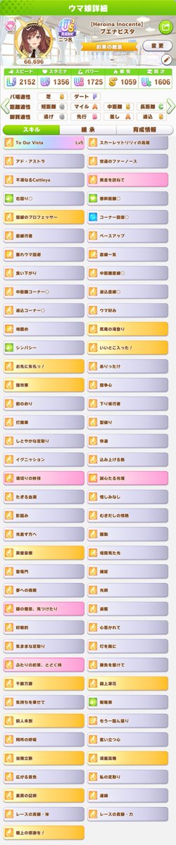 odechan5476's tweet photo. @takekozou_nova 気にしていただいてありがとうございます🙇
普段はどこかしらで温存が多少なりは出てたのですこく上振れたものだとは思います
一応スキルはこんな感じです https://t.co/nve3m4zzKa