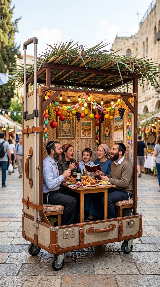 ovedhashem's tweet photo. בסוכת (suitcase) תשבו שבעת ימים https://t.co/vOmDpBVLrI