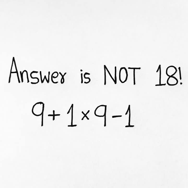 Hoor9234's tweet photo. Who is smart and genius. ?

Solve in 10 sec. https://t.co/UKoL6CfUMD