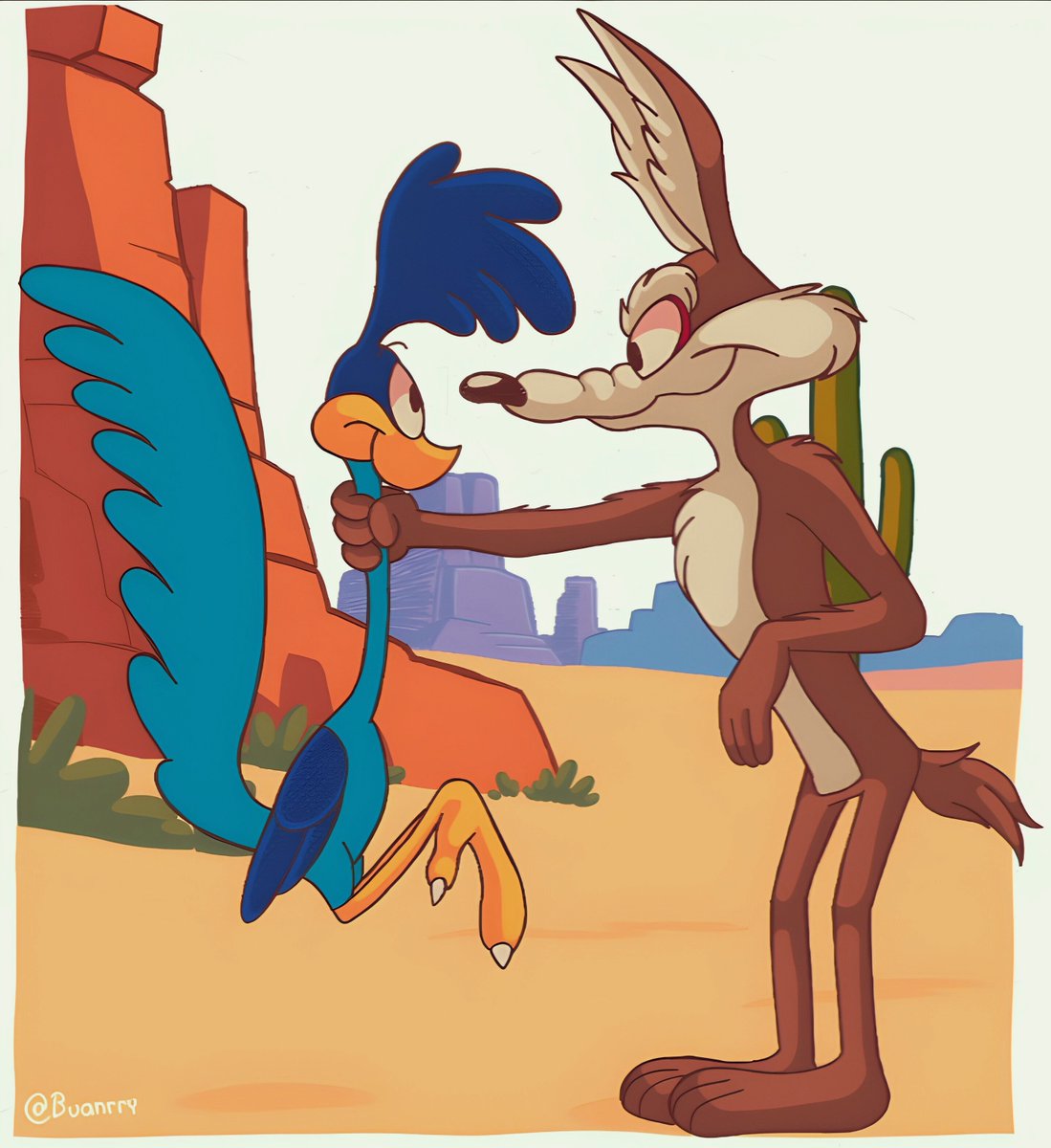 BVanrry's tweet photo. Hi, I wanted to make mini-comics about Wile E. Coyote and the Road Runner.
#wilecoyote #wileroad #looneytunes #coyotevsacme #fanart #fancomic #looneytunesfanart https://t.co/Vh6QozUW6J