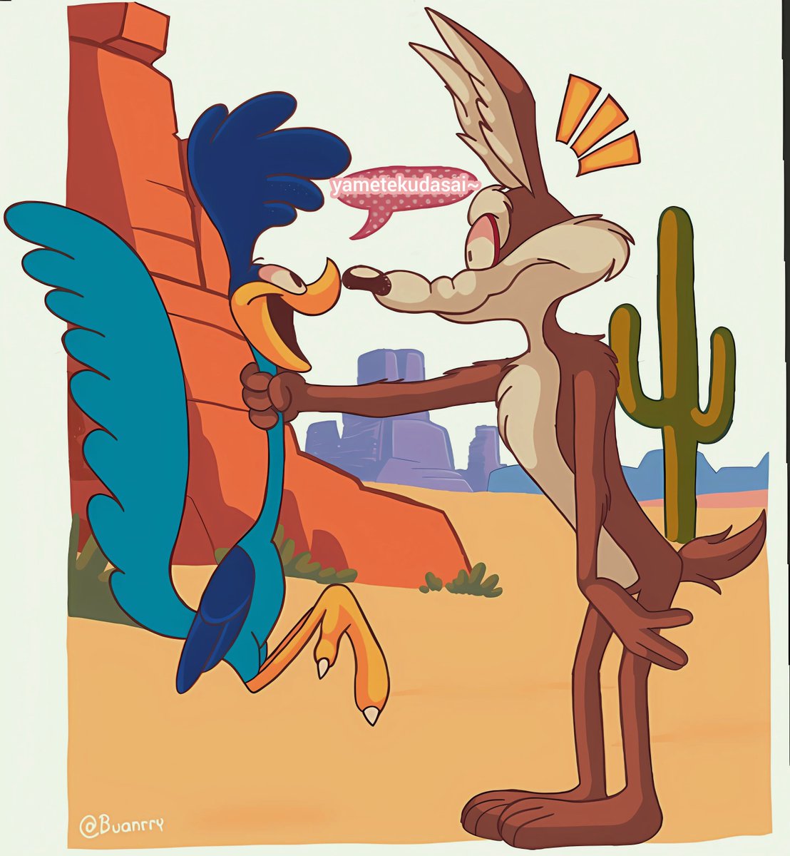 BVanrry's tweet photo. Hi, I wanted to make mini-comics about Wile E. Coyote and the Road Runner.
#wilecoyote #wileroad #looneytunes #coyotevsacme #fanart #fancomic #looneytunesfanart https://t.co/Vh6QozUW6J