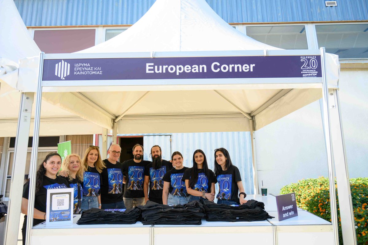 ResearchCy's tweet photo. 🔬 Το European Researchers’ Night 2026 συνεχίζεται με αμείωτο ενδιαφέρον!
📍 Από τις 16:00, οι πόρτες είναι ανοιχτές για όλους!
Ελάτε να γνωρίσετε από κοντά την επιστήμη και τους ανθρώπους που την κάνουν πράξη. 💡
Σας περιμένουμε στα Περίπτερα Α & Β!
#ERN2026 #TeamCuriosity https://t.co/8AtsgBIwoj