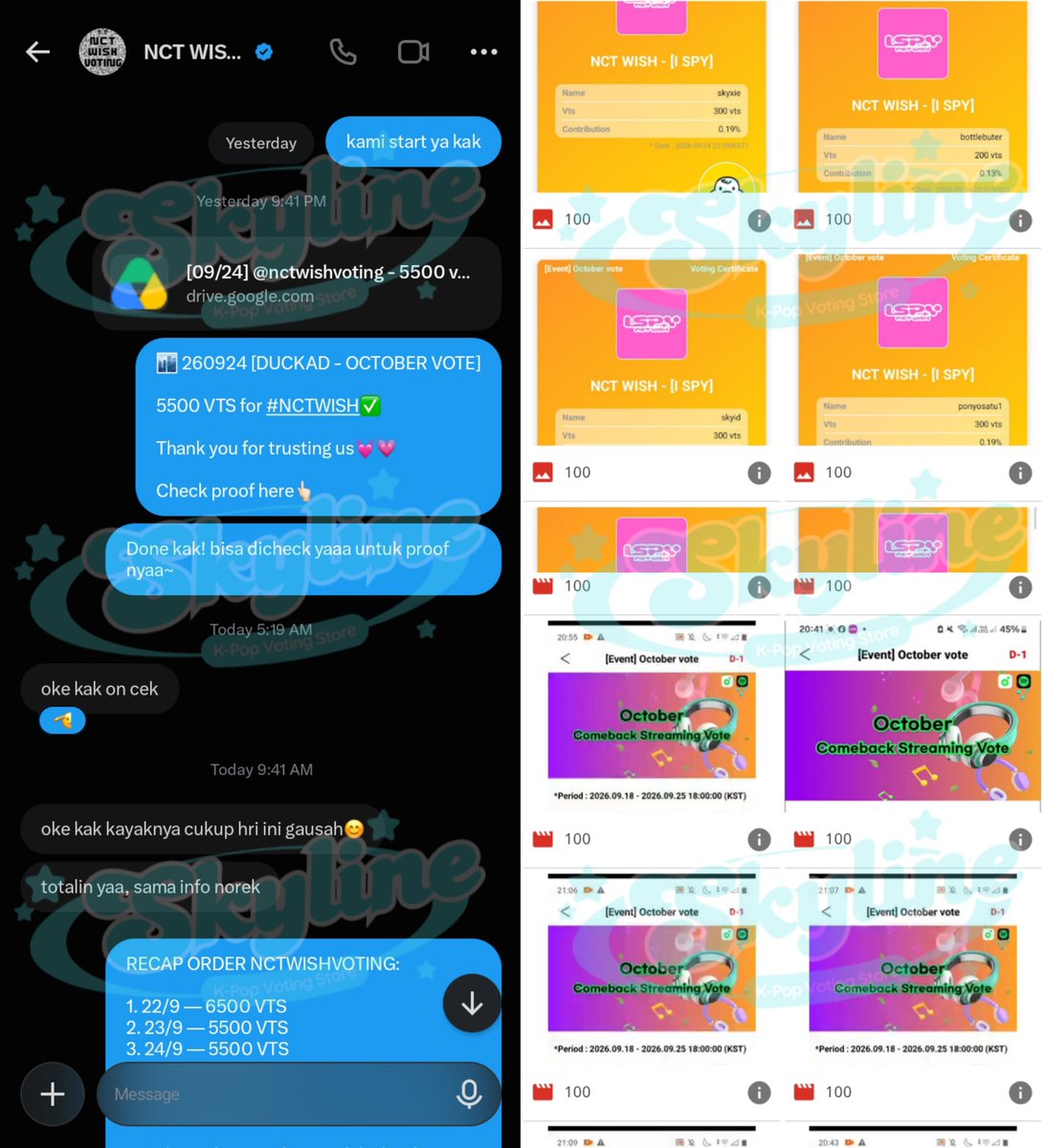 skylinevote's tweet photo. Thank you to @nctwishvoting 💓 for purchase DuckAd votes at skyline🏙️ 

17.500 VTs for #NCTWISH

[Event] October Comeback Streaming Vote

#skylineproofs https://t.co/1Cb7DOGZ6n