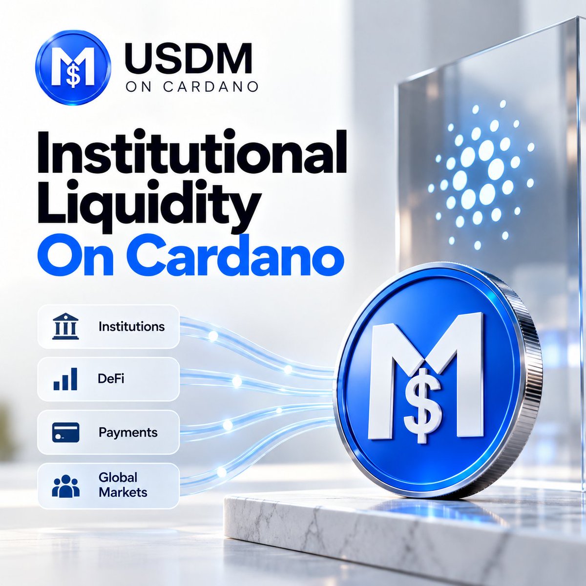 astroboysoup's tweet photo. Stablecoins might be one of the most important pieces of infrastructure Cardano needs to grow.

And the recent @USDMOfficial minting activity is worth paying attention to.

We've seen several large mints:
💵 2.0M USDM
💵 3.9M USDM
💵 2.82M USDM

The latest shown pushes total supply to roughly 13.37M USDM.

Why does this matter?

Businesses don't want to receive $100,000 today and discover it's worth $92,000 tomorrow because the asset they were paid in dropped 8%.

They need something predictable.

That's where stablecoin rails become interesting.

USD → USDM → Cardano → Smart Contract → Business/User

Payments. Settlement. Escrow. DeFi. Treasury management. On/off-ramps.

For me, this is particularly interesting because payment and escrow infrastructure is exactly the type of thing I'm building around.

If we want real businesses using Cardano, we need more than tokens people trade. We need the boring financial infrastructure underneath everything.

Large USDM mints don't automatically mean millions in institutional capital has entered Cardano. We can't tell from these transactions alone who is minting or where every USDM will ultimately be used.

But more stablecoin liquidity gives builders more infrastructure to work with.

The bigger question isn't how much @USDMOfficial gets minted.

It's what gets built around that liquidity once it's on Cardano.

What applications could actually bring meaningful stablecoin volume onto Cardano?

THIS IS NOT A PAID PROMOTION