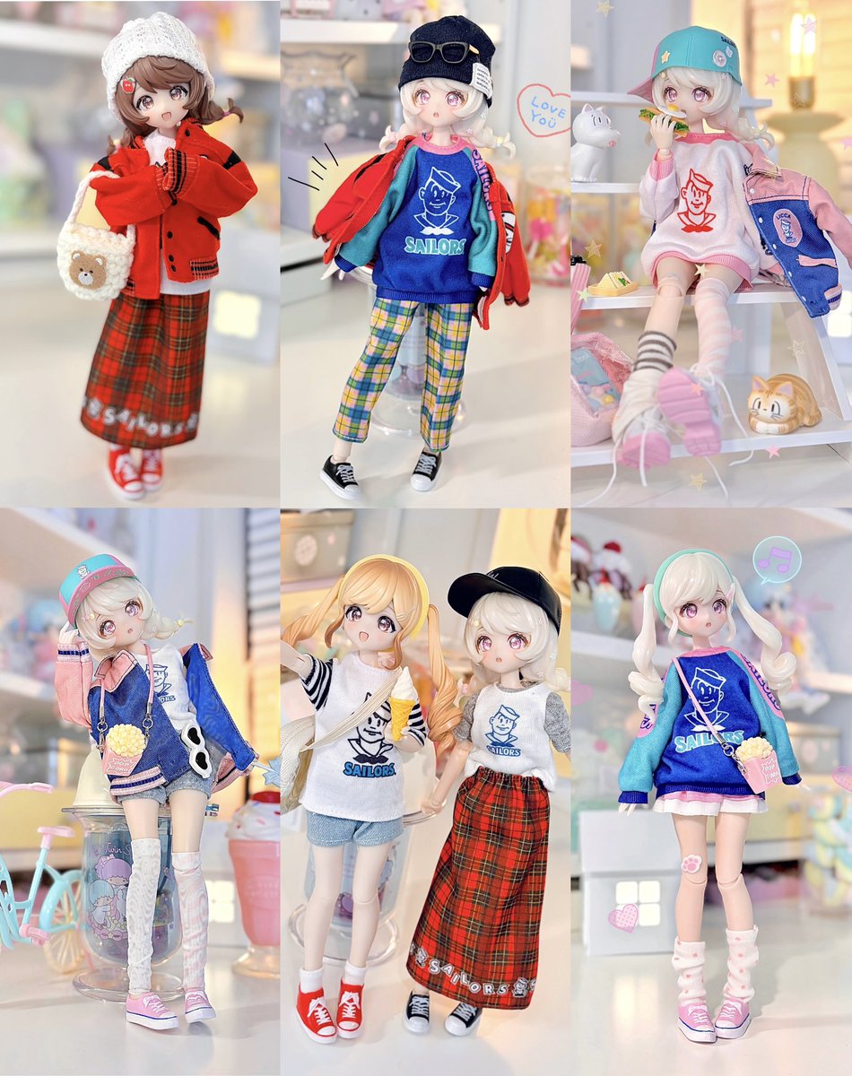 sakamo1111's tweet photo. セーラーズリカちゃん

小物から服まで光闇双生にサイズぴったり🙌

スニーカーはかなり強引にいれてる😇

素足のまま履かせると取り出すのめっちゃ大変要注意⚠️ https://t.co/Mq8zOMY0Ri