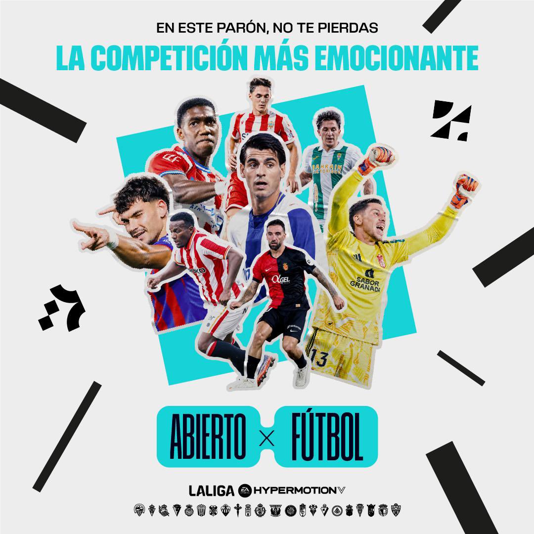 Esteban1portero's tweet photo. En el parón de selecciones @LaLiga2 sigue abierta ⚽️⚽️⚽️
#LALIGAHYPERMOTION
#AbiertoXLALIGAHYPERMOTION
#LALIGAinside https://t.co/sxPPd8PXPJ