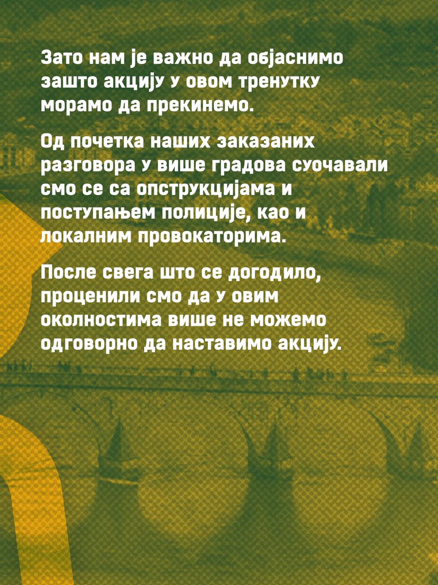 studentuselu's tweet photo. Отказују се даље акције у Републици Српској. https://t.co/ZQLnyExWf6