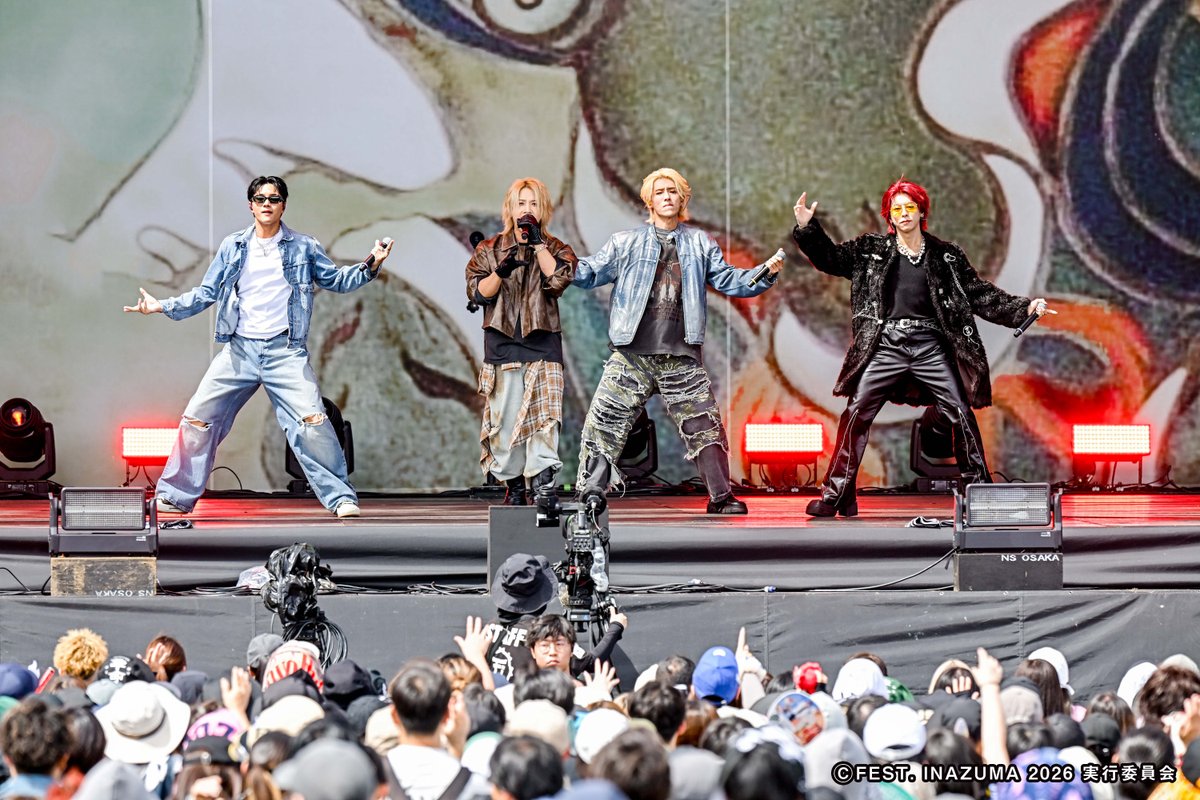 FEST_INAZUMA's tweet photo. ☁風神STAGE☁
OWV
https://t.co/TIVCCYRYXM

▼SET LIST
01 Gamer
02 バチバチ
03 Summer Days
04 LOVE BANDITZ

#フェストイナズマ 
@owv_official #OWV https://t.co/moIBpI2a8Y