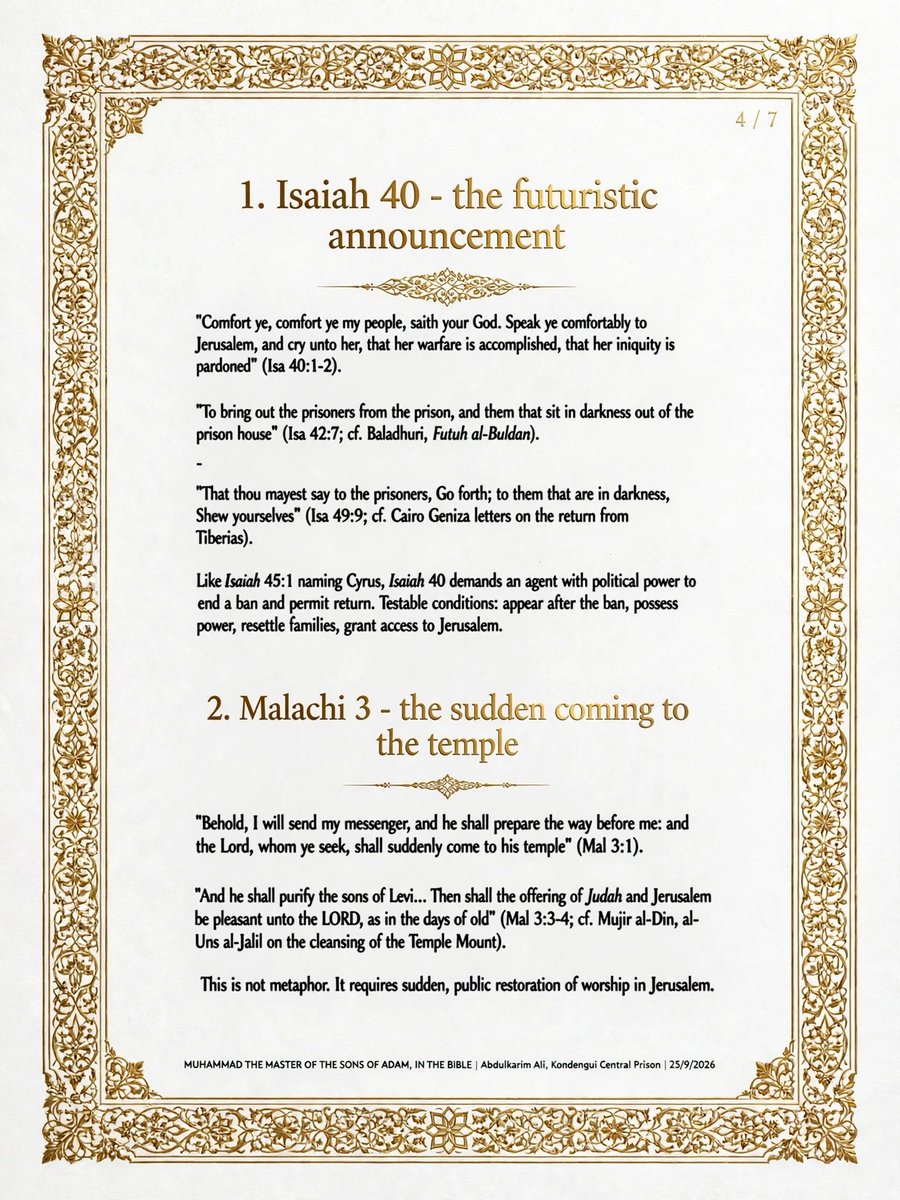 AbaJack161829's tweet photo. Prophet Muhammad, on whom be peace in the Bible (pages 1,2,3,4) https://t.co/6oM8i83ifK