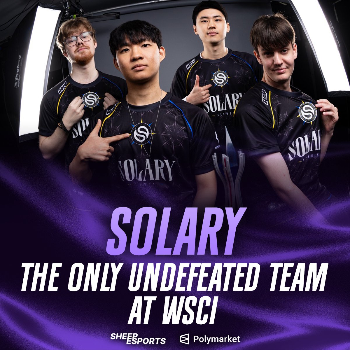 Sheep_Esports's tweet photo. SOLARY 🇫🇷 ARE THE ONLY UNDEFEATED TEAM AT THE WSCI!

They finish the Group Stage with a perfect 6-0 record!

✅ vs ZSK 🇨🇳
✅ vs GL 🇫🇷
✅ vs SGW 🇻🇳
✅ vs ZSK 🇨🇳
✅ vs SGW 🇻🇳
✅ vs GL 🇫🇷 https://t.co/V0c3B0yj8p