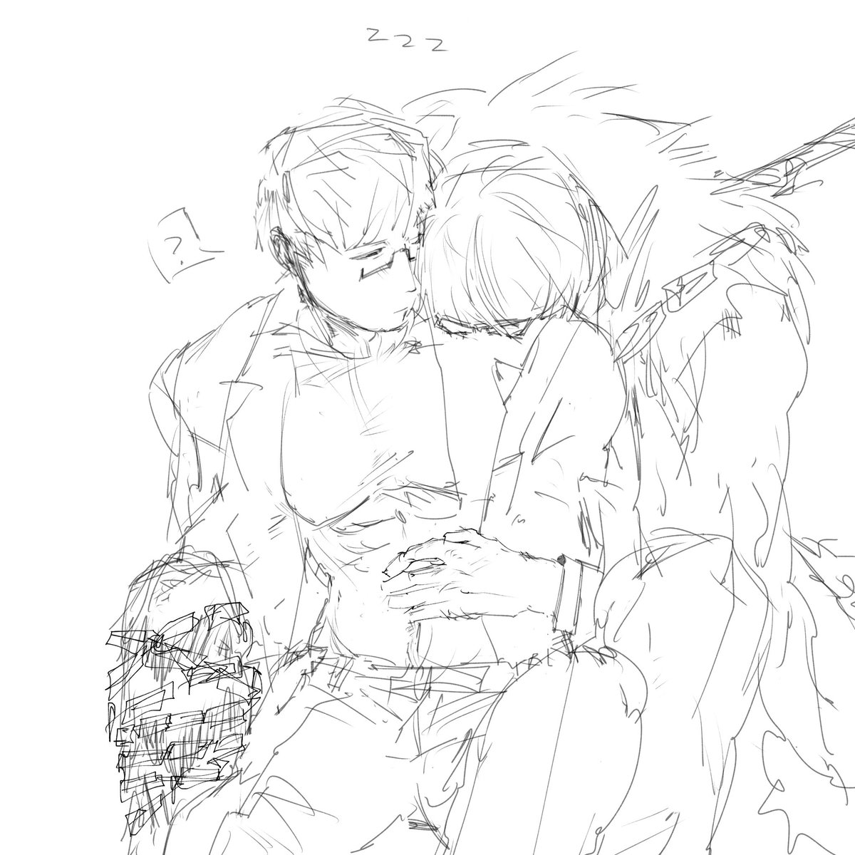 gechisu_'s tweet photo. clingy https://t.co/6cyCSwRqKW