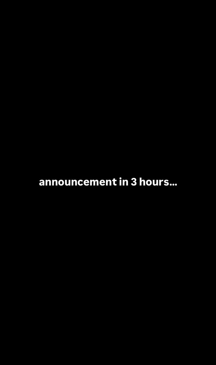 AlexWarrenBRA's tweet photo. Alex Warren via Instagram Story.

— “Anúncio em 3 horas…”

O que será? 👀 https://t.co/wv8PedATcS