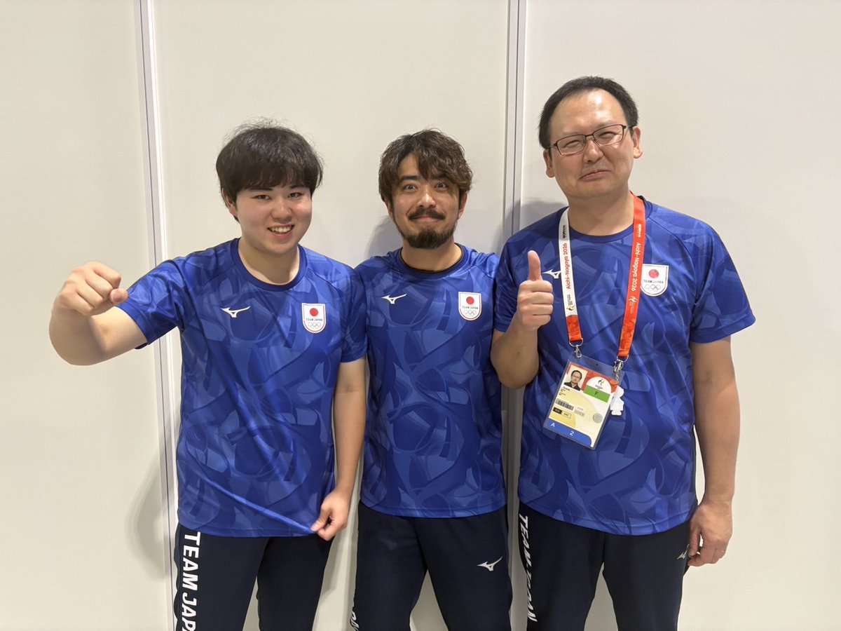 higuchi010914's tweet photo. アジア大会香港との対戦は3-0で勝利！チームメイトが心強すぎるぞ！🔥chris wongとの対戦も良い内容で勝ててとっても嬉しい！明日の決勝戦も頑張ります！ https://t.co/fou8oscEg2