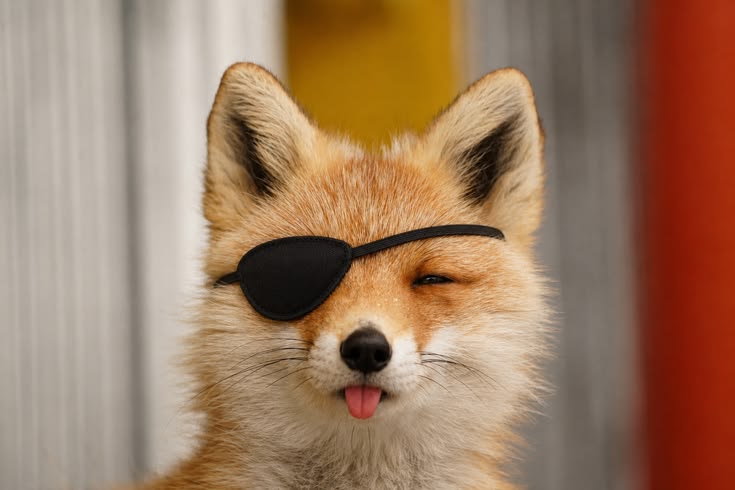 TheFoxLife's tweet photo. Captain Fox says blep 🦊🏴‍☠️ https://t.co/jHe7rNh0ke