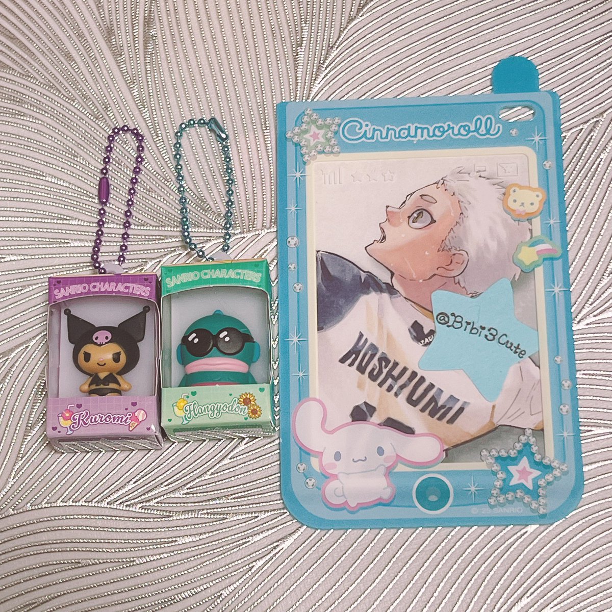 Bibi3Cute's tweet photo. 【交換】サンリオ チョコボックス 日焼け

☆譲:クロミ、ハンギョドン

♡求:シナモン

郵送交換を募集しております。
検索からもお気軽にお声がけください◎

※箱は処分しているので、画像の状態＋OPPに入れてプチプチ二重梱包させていただきます。 https://t.co/GvX7o8xt2v