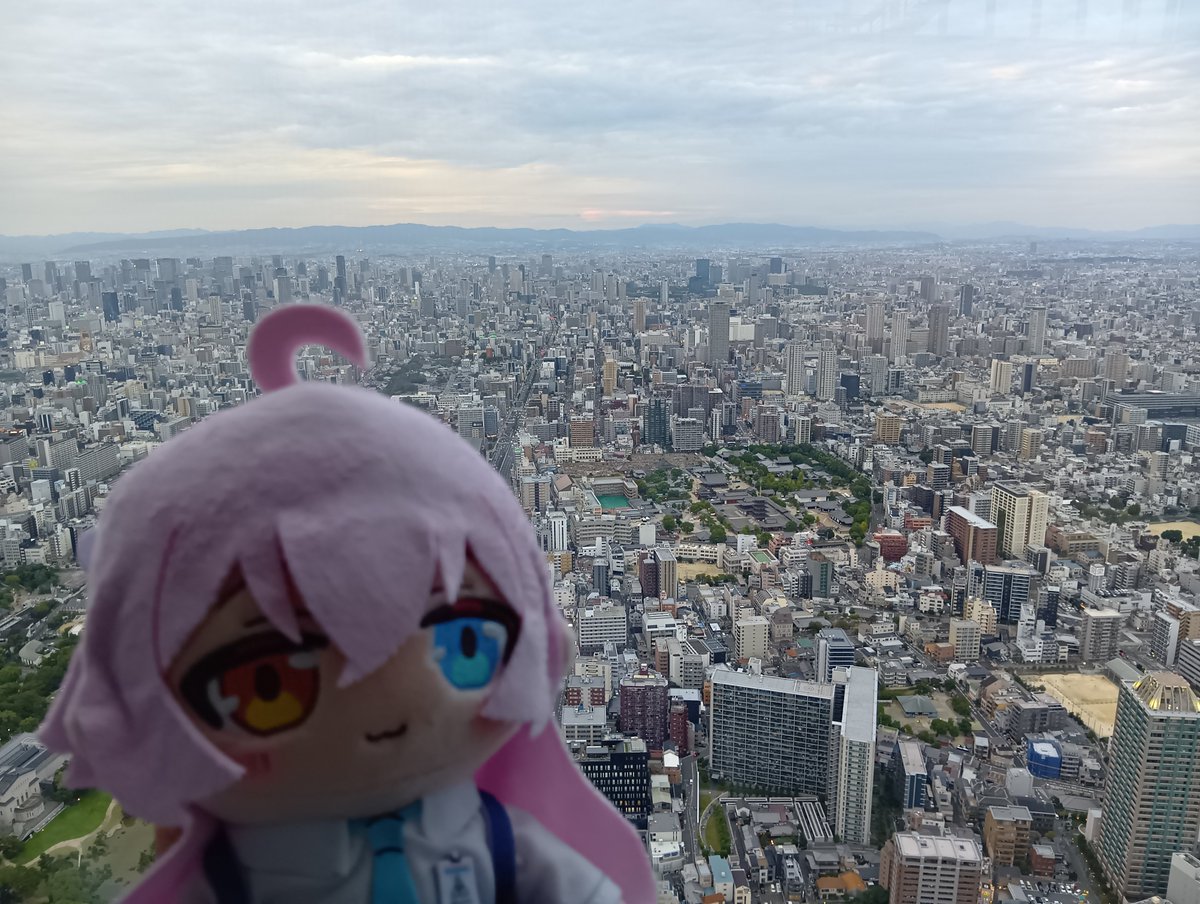 weyb6x's tweet photo. 流石ハルカス！良い景色！！
次は夜の時間帯に登りたいね！ https://t.co/PUNZ6UZL30