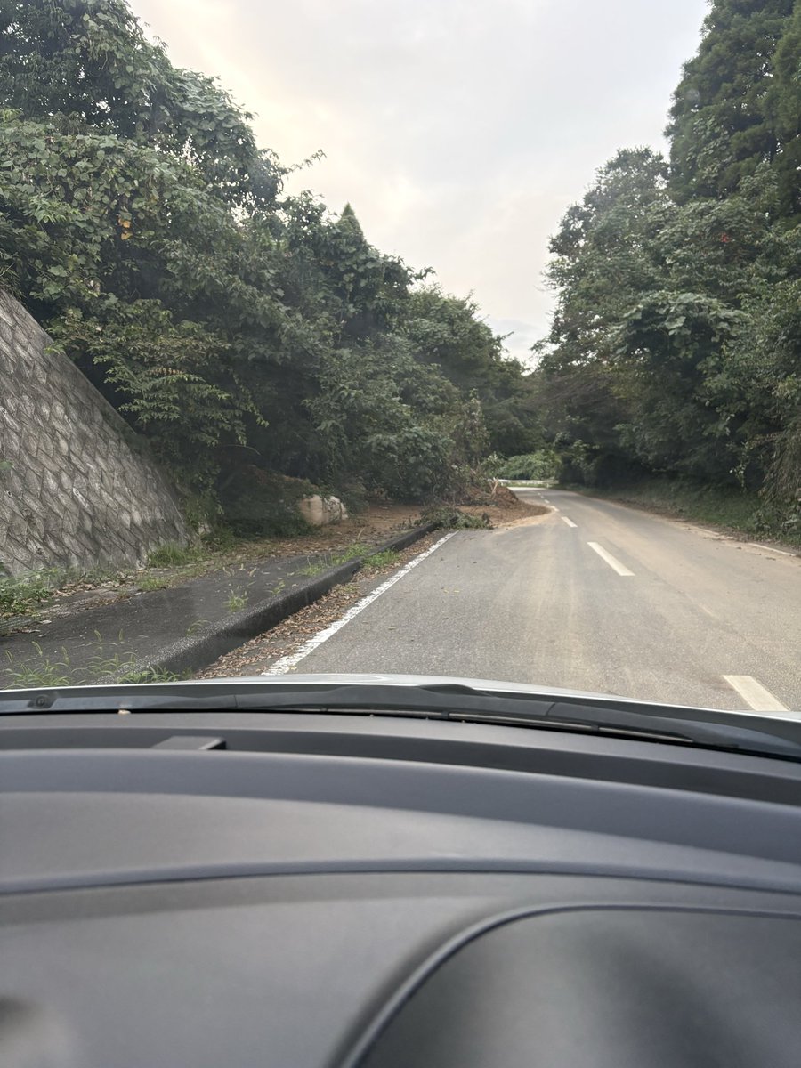 BozeHana's tweet photo. 長柄の直売所に久々に納品に来たけどあちこちが想像以上にヤバい😨
これはもう一回大雨降ると壊滅的かも…
あちこちのゴルフ⛳️場もかなりの被害だろうな……
月曜日は一の宮カントリーだからいけるけど、しばらくは内陸のゴルフ場は無理かな
#長柄#土砂崩れ https://t.co/3tJohJ708N