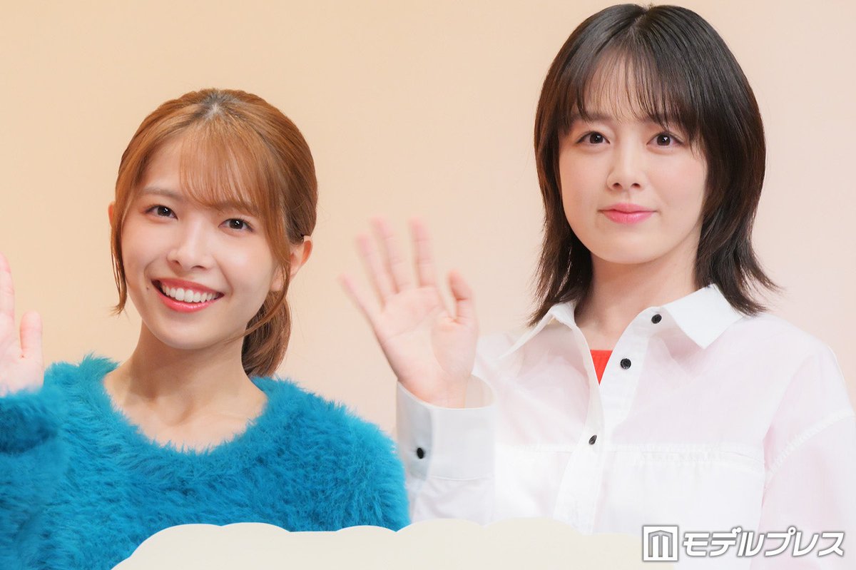modelpress's tweet photo. 【写真追加📸】
「小麦とバターと復讐と」制作発表会
https://t.co/oKaXY5AkLd

👤登壇者
伊原六花、七五三掛龍也（Travis Japan）
味方良介、寺本莉緒

▫️七五三掛、冷蔵庫がキュウリだらけ🥒🩷
▫️「流石座長」伊原の現場での姿✨️
▫️七五三掛、語学学校前に食べていたパン https://t.co/JKfq22rNrA