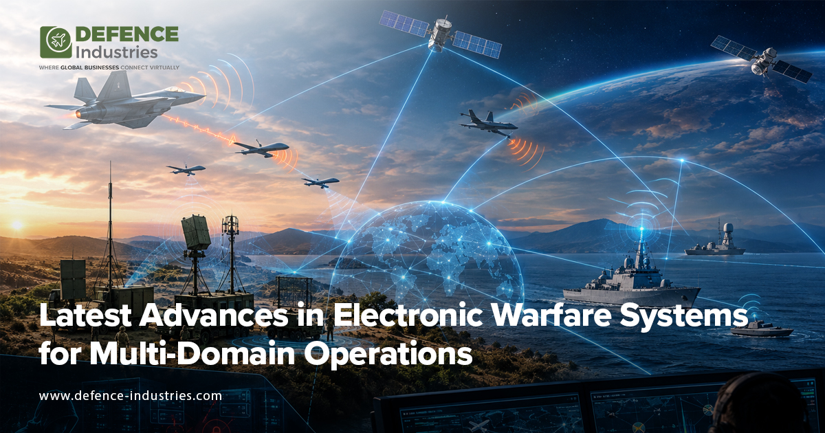 DefenceIND's tweet photo. Latest Advances in Electronic Warfare Systems for Multi-Domain Operations

Electronic warfare is moving toward AI-assisted, software-defined, and networked systems capable of supporting operations across land, air, sea, space, and cyber domains. 

🔗  https://t.co/cdCm6uDqA7 https://t.co/a9IvY4AnRw