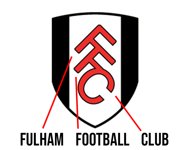 kevintence's tweet photo. Did you know? 

The FFC in the Fulham's badge stands for 'Fulham Football Club' https://t.co/MA5JTTd65k