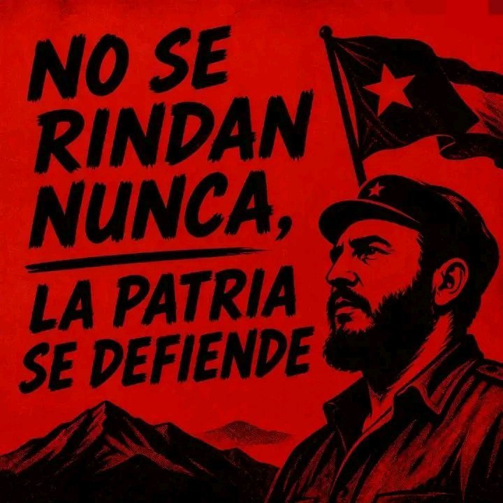 LaCmkc's tweet photo. Con todas nuestras fuerzas defendemos la revolución cubana 
#CubaEstáFirme
#CubaVencerá
#SantiagoDeCuba
@LaCmkc https://t.co/PVFxgXr0ft