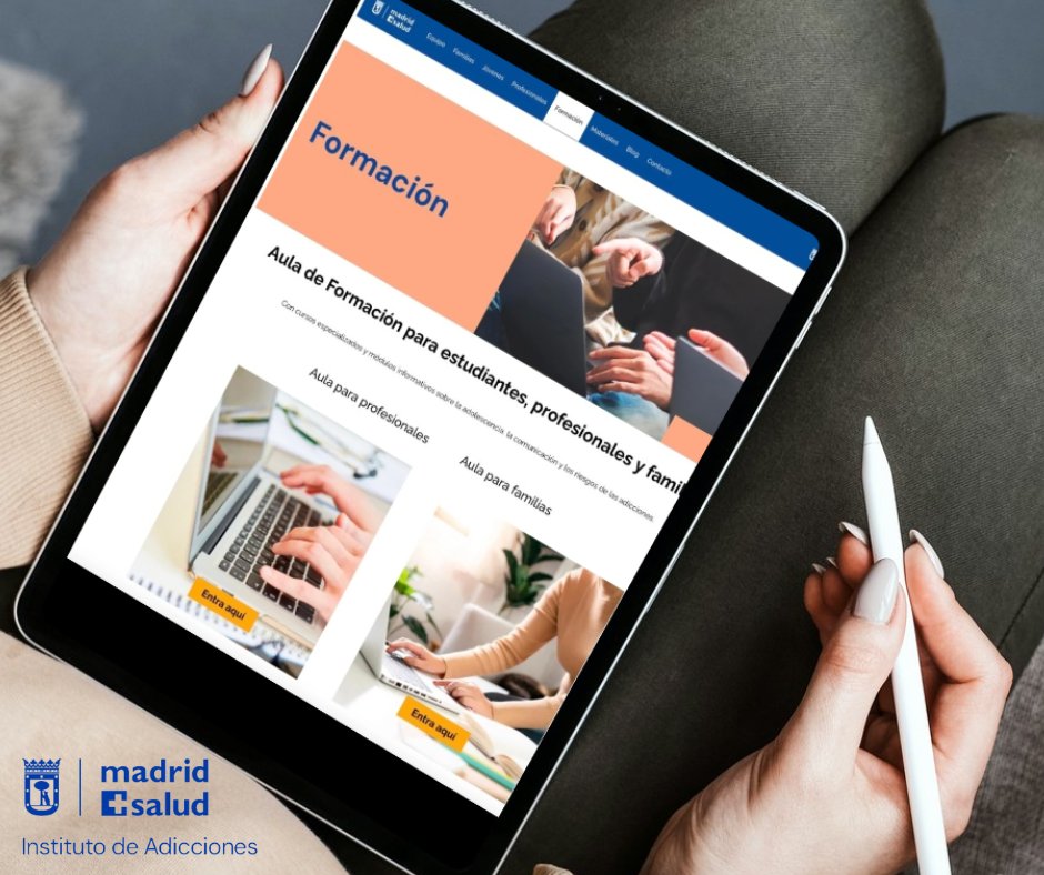 ServicioPAD's tweet photo. ¿Eres estudiante o profesional que trabaja con #adolescentes y #jóvenes y te gustaría saber más sobre #prevención de #adicciones?
Apúntate a los cursos GRATUITOS y ONLINE de Servicio PAD con certificado de la Universidad Camilo José Cela.
🔗 https://t.co/UeUmOQtIyF https://t.co/wiEpbaijhW