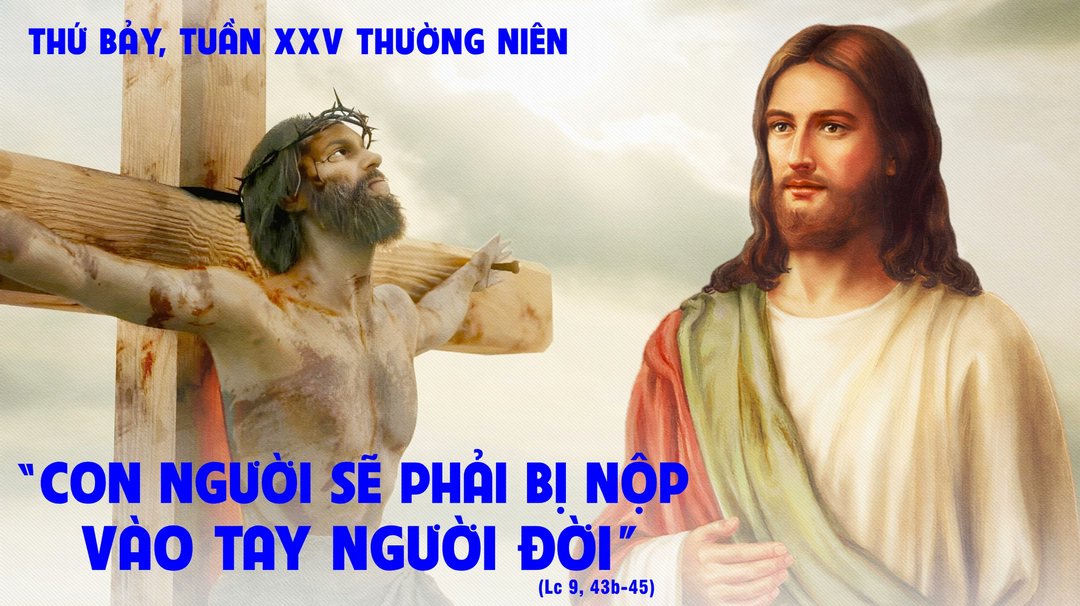 densoiconbuoc's tweet photo. Thứ Bảy Tuần XXV Thường Niên Lc 9,43b-45.
Đáp Ca: Lạy Chúa, đã trải qua bao thế hệ, Ngài vẫn là nơi chúng con trú ẩn.
Ha-lê-lui-a. Đấng Cứu Độ chúng ta là Đức Giê-su Ki-tô đã tiêu diệt thần chết, và đã dùng Tin Mừng mà làm sáng tỏ phúc trường sinh. Ha-lê-lui-a https://t.co/doImiIT3i0