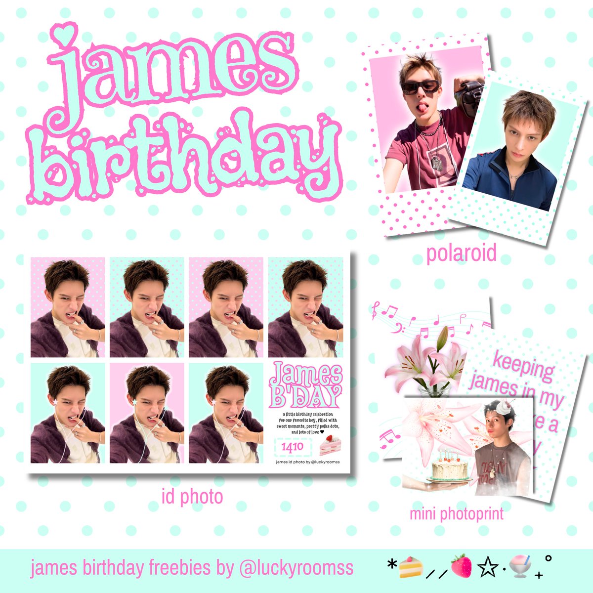 luckyroomss's tweet photo. James birthday freebies ——★
by @luckyroomss ♡

🗓️ 10.10.2026 || ⏰ 19 : 20 WIB
🛒 https://t.co/BMaexURP3p || set 8.000 (no refund)
📝 write ur usn (di notes/chat) || rt &amp; likes https://t.co/n5EXrtfbV3