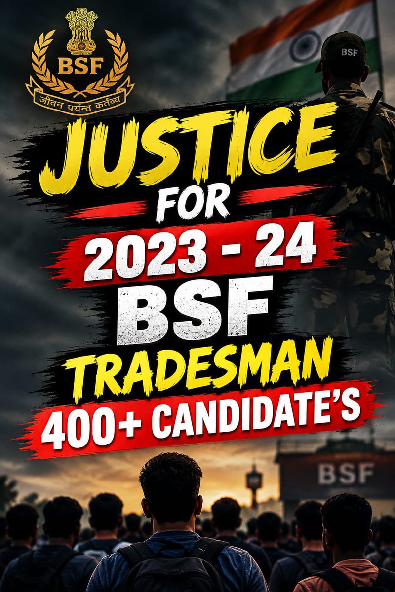 Akasha0dn's tweet photo. #JusticeForBSFTradesmen2023_24

#JusticeForBSFTradesmen400
@RahulGandhi https://t.co/B3IyBsDkat