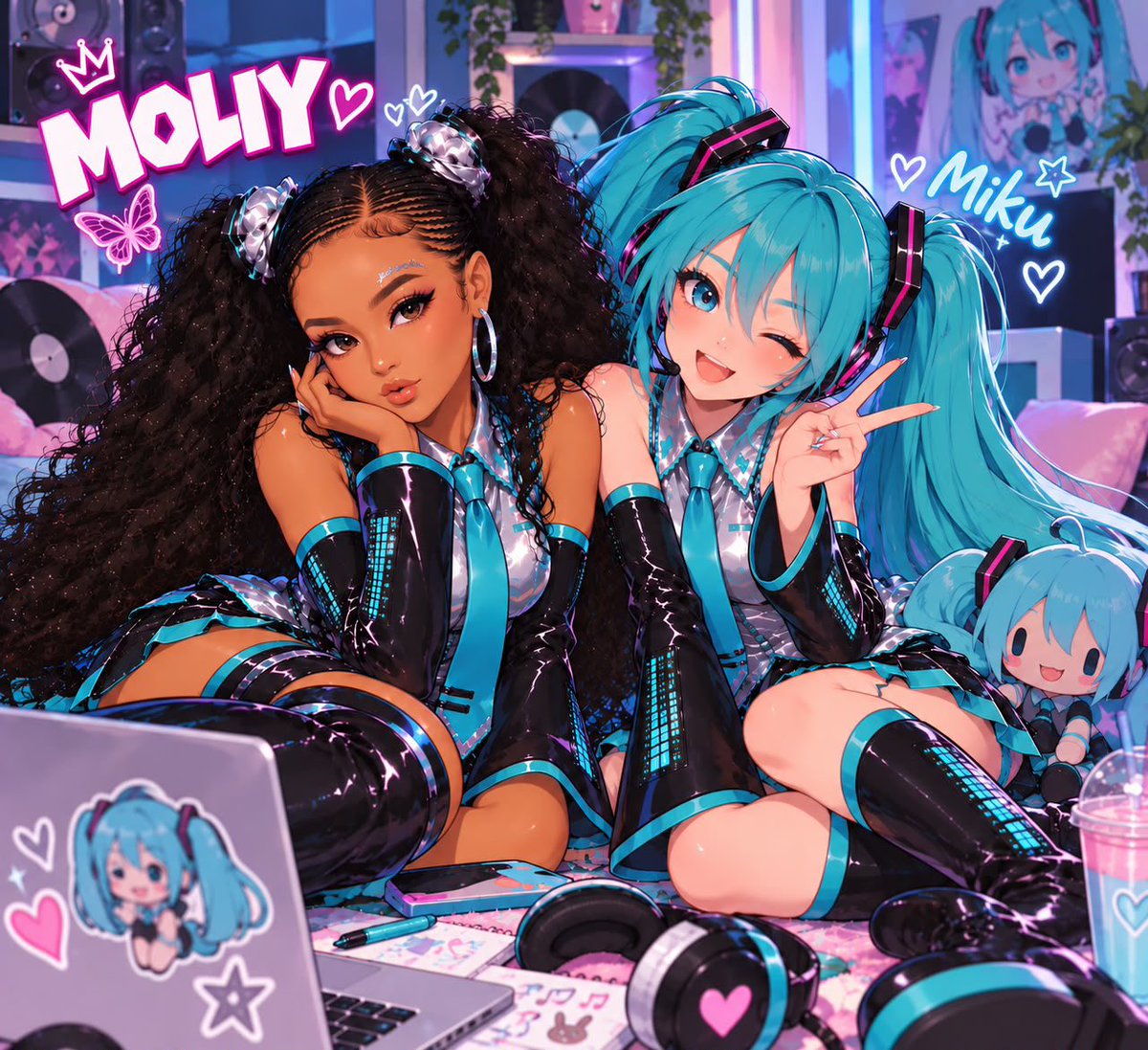 WonderlandMoliy's tweet photo. MOLIY x Hatsune Miku : All Mine 

https://t.co/PBvUt7X101 https://t.co/PScyLZPZlN