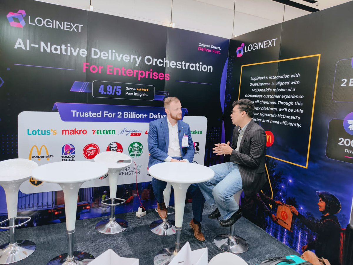 LogiNext's tweet photo. Over the last 48 hours, one thing became crystal clear: moving from traditional logistics to AI-native delivery orchestration is no longer optional for brands looking to scale across ASEAN it’s the competitive baseline.

#AIxEcomSummit #RetailTech #SupplyChainInnovation https://t.co/edmnBdrOZ7