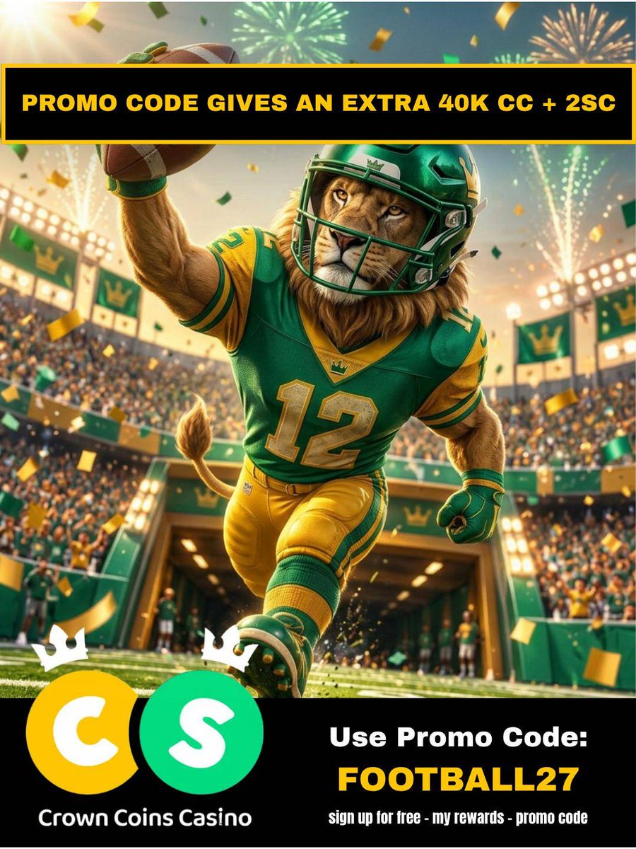 AmandaMoli14836's tweet photo. Football weekends are made for loud cheering, Crown Coins wants to help. Join for free and enter code FOOTBALL27 under My Rewards for bonus coins. 👑 #CrownCoins #CrownCoinsCasino #FYP #ChampionshipVibesX #KickoffVibesX https://t.co/YDnxA9tfaD