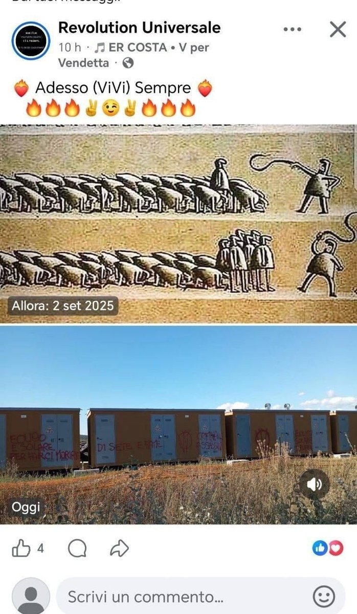 amandolafaiga2's tweet photo. FOTO GALLERY DALLA PAGINA FACEBOOK DI UN UTENTE
 
‼️V_V AZIONE‼️
👉 LOCALITÀ SCONOSCIUTA

‼️V_V MURALES OVUNQUE 
PER OCCUPARE IL TERRITORIO CON LA VERITÀ‼️

VIENI A CONOSCERE I ViVi! 

ENTRA NEL CANALE "PARLA CON UN GUERRIERO V_V"
🇮🇹 🇫🇷 🇬🇧 🇪🇸 🇩🇪 🇷🇴
👉https://t.co/29iPNh7bak https://t.co/M3o6mIdefS