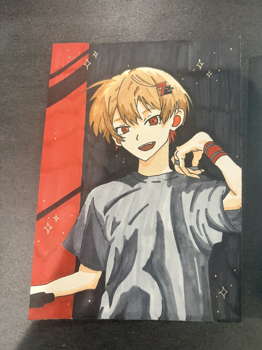 HANIh72m's tweet photo. 風邪こじらせ野郎が書きました。 https://t.co/1TZWFK856R