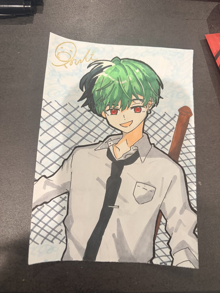 HANIh72m's tweet photo. 風邪こじらせ野郎が書きました。 https://t.co/1TZWFK856R
