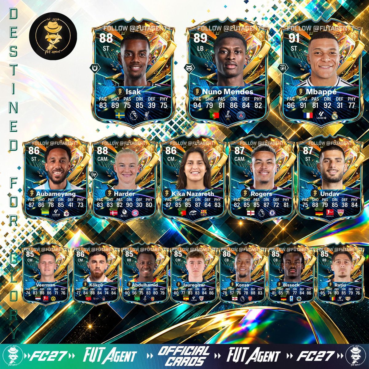 Conan_GW's tweet photo. Ahora si camaradas !!! 🥳🎇🥂🥳🎉🎆

Feliz Día de FC 27 !!!! 🔥🔥🔥🔥🔥🔥

Vamos a regalar unos 1000 FC Points que les parece?

Digo, no es mucho, pero sirve para un sobrecito al rato con la promo Destined for Glory ⭐️

Quien guste participar solo dele like a este post ❤️

El ganador sale a la hora de contenido 💯