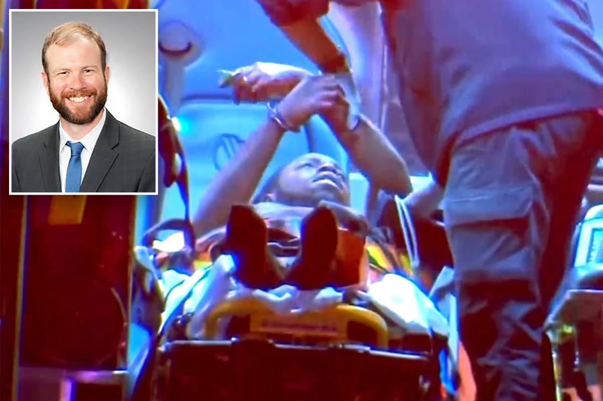 nypost's tweet photo. Pennsylvania doctor stabbed to death, wife wounded as trespasser claiming to be God attacked couple while they slept https://t.co/eKC7usYHZI https://t.co/0WK7zlsBzh
