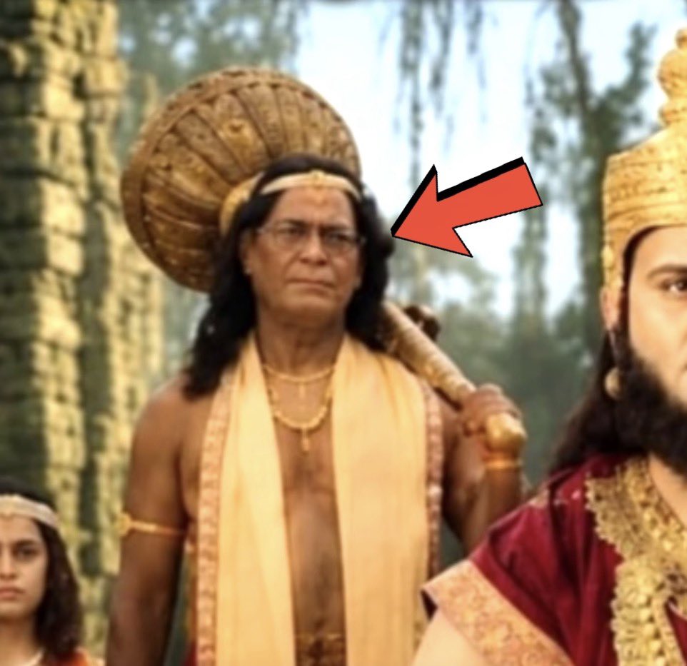 cinegeek69's tweet photo. One of the Vanar Sena Bro is wearing a chashma in the new #Ramayana katha https://t.co/RFCFBaojAH