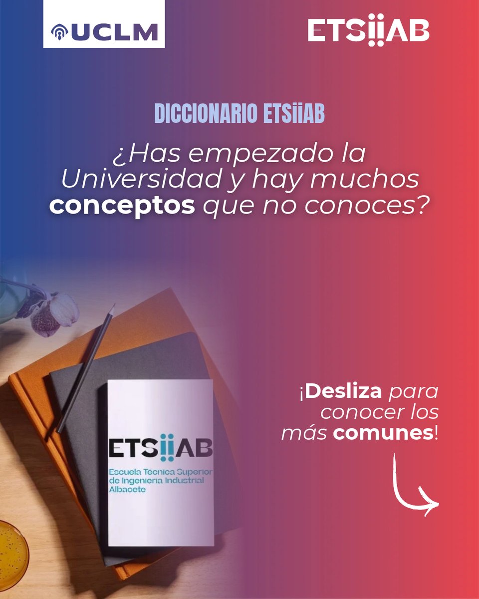 etsiiAB's tweet photo. 📘⚙️ ¿ECTS? ¿Guía docente? ¿Convocatoria? ¿Tutorías?

Empezar la universidad también significa aprender un nuevo vocabulario… y al principio es normal que algunas palabras suenen a otro idioma. 😅 https://t.co/ZZC73I64xa