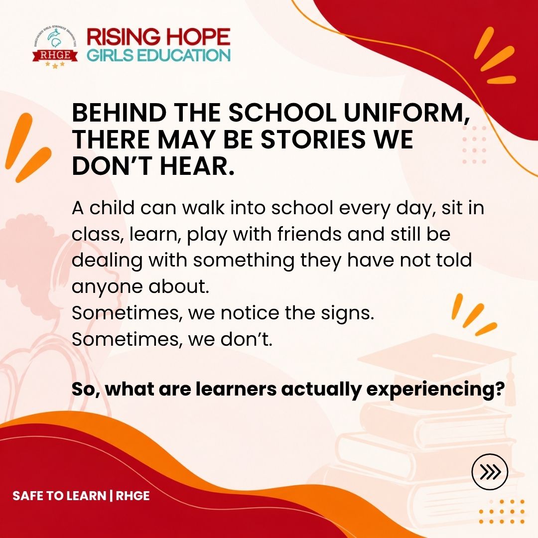 RisingHopeGirls's tweet photo. Across four schools, students highlighted concerns including bullying, sexual harassment, violence &amp; abuse, forced labour and gangsterism as the prominent SRGBV issues they experience, though different from school to school.

Over the coming Fridays, we’ll explore these issues. https://t.co/3DezdvVMW2