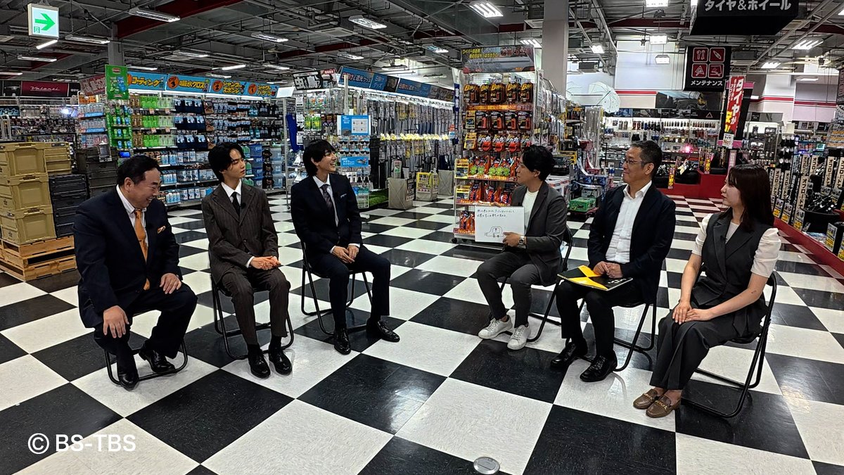 AB7_PR's tweet photo. 🚗📷テレビ放映のお知らせ📷🚙

放送まであと2日。わくわく♪

番組詳細
BS-TBS｜御社でインターンよろしいでしょうか？ 
https://t.co/UOJcUZgKRy… 

#オートバックス #AUTOBACS #BSTBS #御社でインターンよろしいでしょうか #スーパーオートバックス市川 #塚地武雅 #駒木根葵汰 #越山敬達 #クルマ好きとつながりたい #カーライフ #車好き #ドライブ