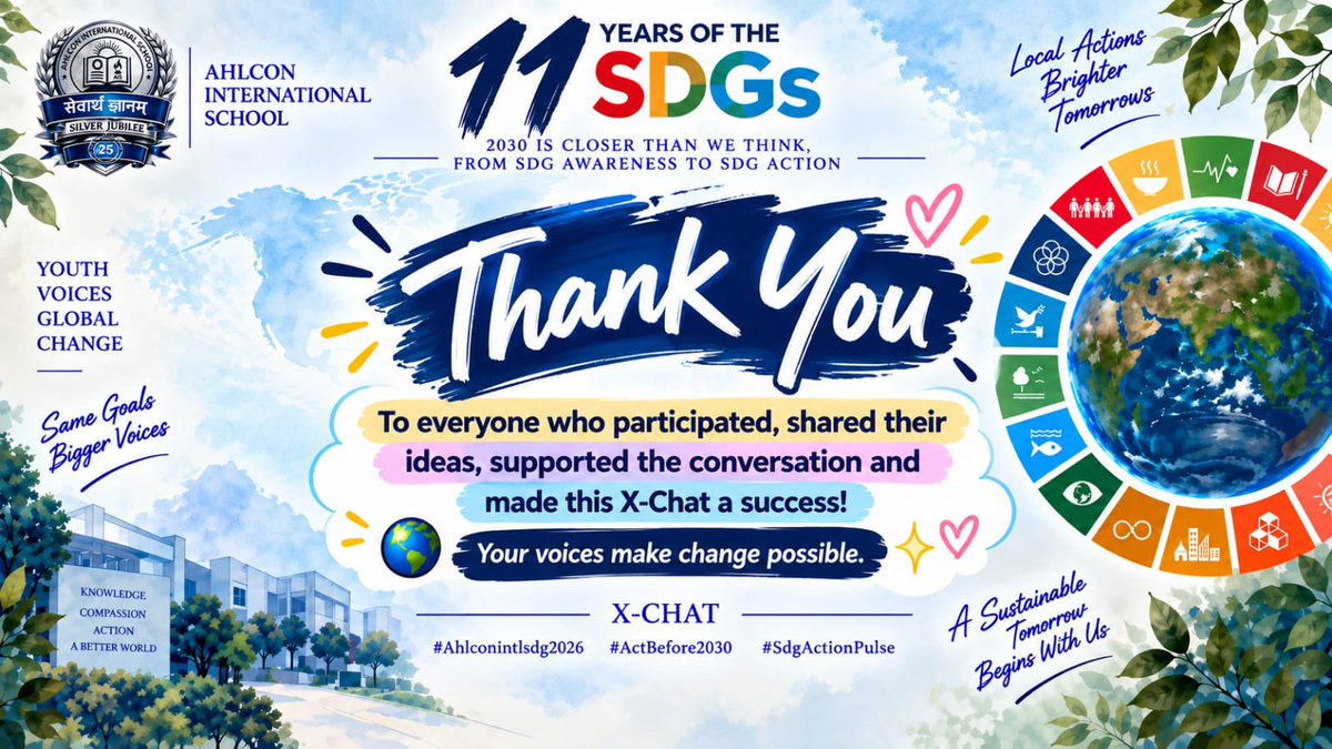 sdg4all's tweet photo. Thank you to everyone who joined “From SDG Awareness to SDG Action”! Your voices turned conversation into commitment. Let’s keep the momentum alive and Act Before 2030! 

#SDG11Years #Ahlconintlsdg2026 #ActBefore2030 #SDGActionPulse https://t.co/e2xFII88kt
