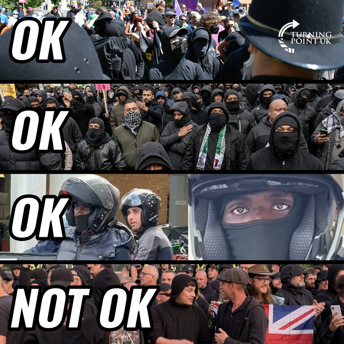 TPointUK's tweet photo. The establishment didn't care about masks until patriots started wearing them. https://t.co/Jqh5tKlg95