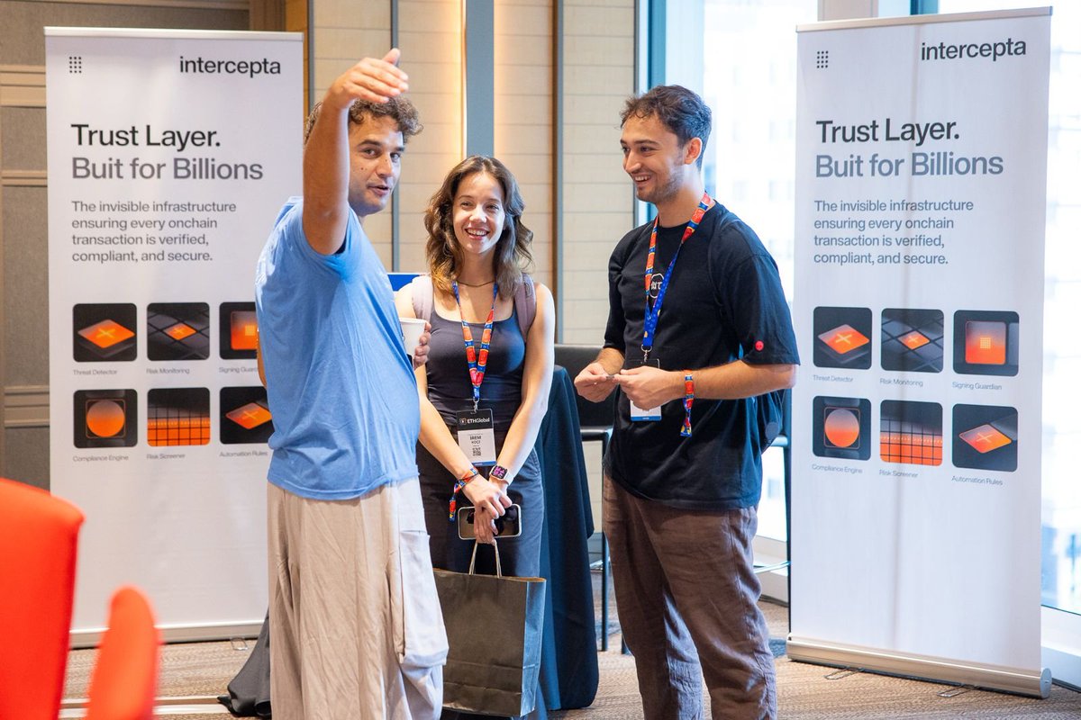 ETHGlobal's tweet photo. ETHGlobal Tokyo Partner Spotlight: @intercepta_

Intercepta provides a real-time security and compliance layer for onchain payments.

Another powerful tool in the mix for hackers building in Tokyo this weekend. https://t.co/2d7UIOHJYj