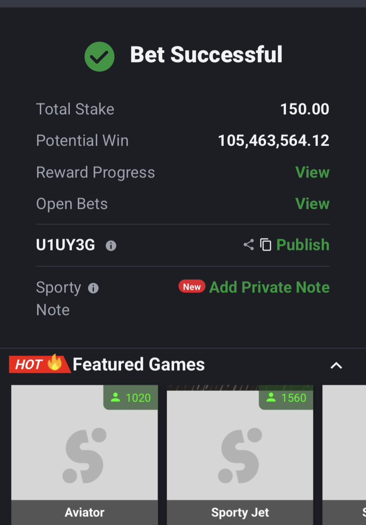 flenzorpunt's tweet photo. GOOD MORNING SPORTY LOVERS

TODAYS PICK ON SPORTY 

BOOKING CODE : U1UY3G

EDIT ✍️ AND CELEBRATE 🎉 

BET RESPONSIBLY https://t.co/8TyYUgV5zS