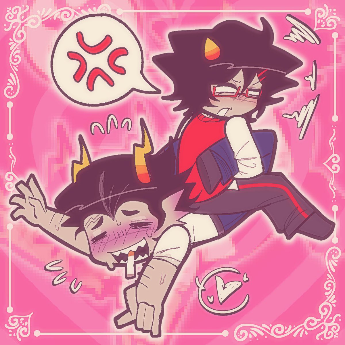 rosaaaa86816789's tweet photo. Perv

#homestuck #crokri #kankrivantas #cronusampora https://t.co/5C9bnOcdKb