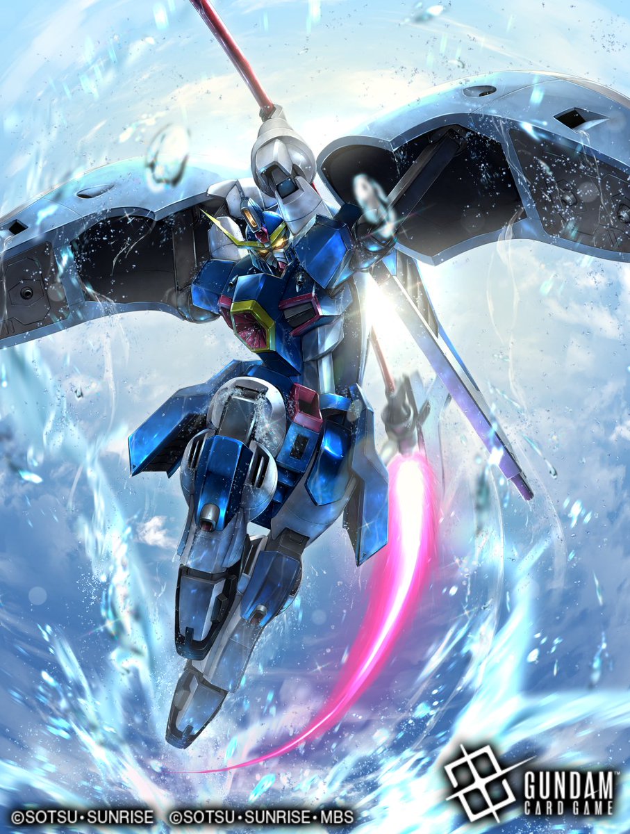 SOEZY_ii's tweet photo. 🌊【Works①】
9/26から発売中のガンダムカードスタートデッキAquatic Assault[ST11]に収録されている『深淵からの一閃』を描かせていただきました！
大好きなアビスガンダムを描けて個人的にお気に入りの1点となっております
新しい水中デッキのお供に是非使ってみてください
#ガンダムカード https://t.co/DkNcWbQAzM